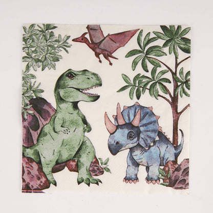 Dinosaur Paper Napkins – Disposable