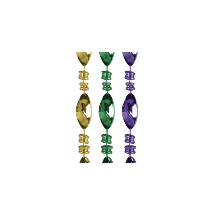 Mardi Gras Twist Beads 12ct