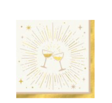 Golden Soiree Beverage Napkins 16ct
