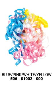 Curl Swirl - Pink, Blue, Yellow, White