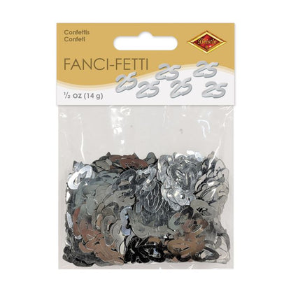 Silver 25 Confetti 1/2 oz