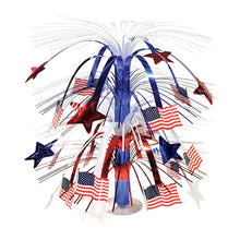 Flag Cascade Centerpiece 18in