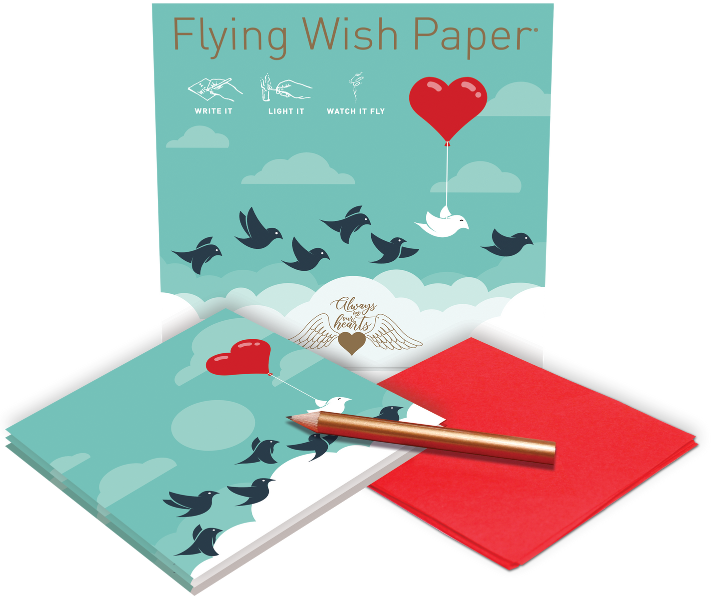 ALWAYS IN OUR HEARTS  / Mini Kit / 15 WISH PAPER™ + ACC