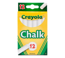 Crayola White Chalk, 12 count