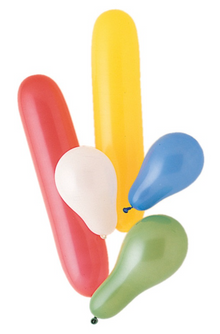 Assorted Shapes Party Balloons 50ct