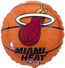 #360 Miami Heat 18in Balloon