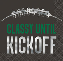 Kickoff Football Classy Until Kickoff Beverage Napkins 16ct - Foil Stamping