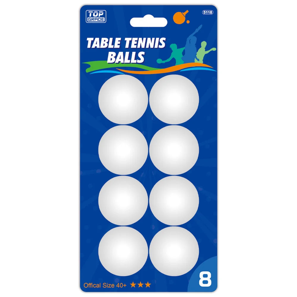 Ping Pong Balls in White 8ct