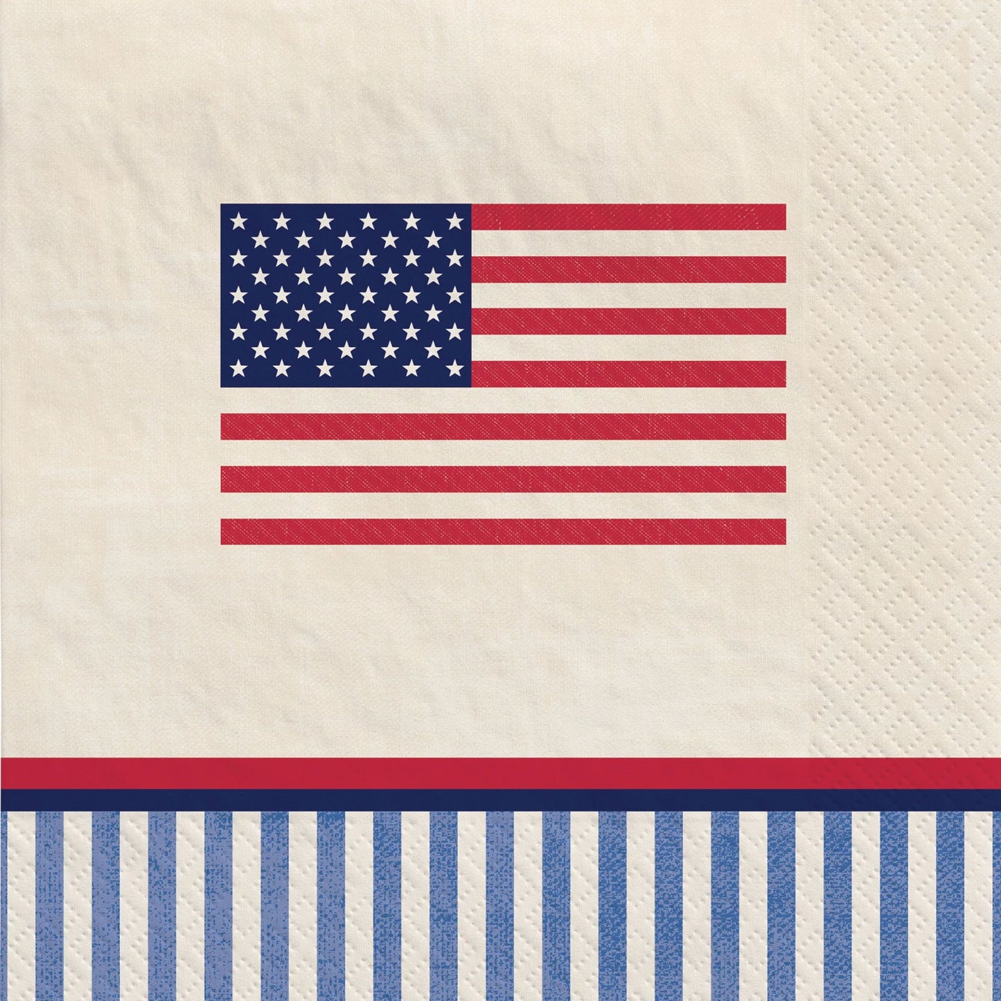 Americana Stripe Lunch Napkins 16ct