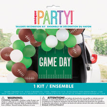 Kickoff Football Tailgate Latex Balloon and Poster Decorating Kit