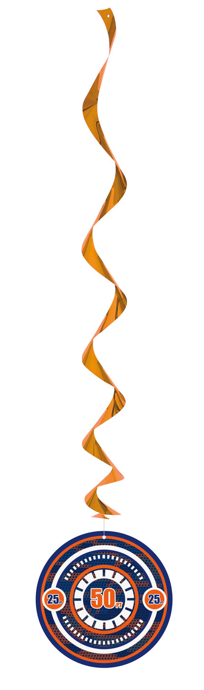 Nerf Hanging Swirl Decorations 26in 3ct