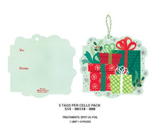 XMAS Gift Tags Presents 5ct