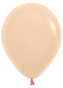 5in Inflated Latex Balloon - Matte Malibu Peach