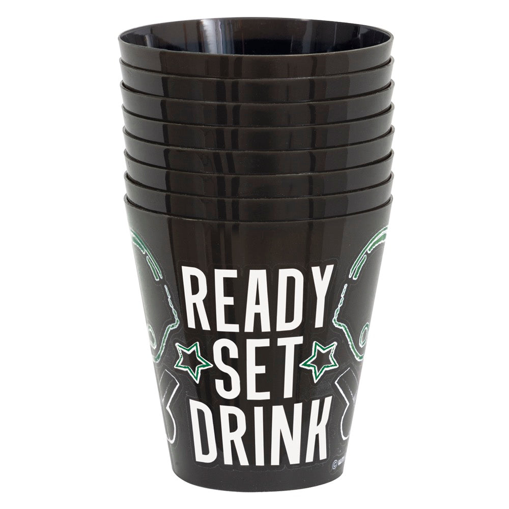 Kickoff Football Plastic Shot Glasses 8ct