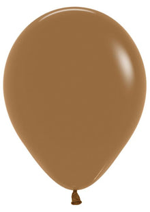 5in Inflated Latex Balloon - Mocha