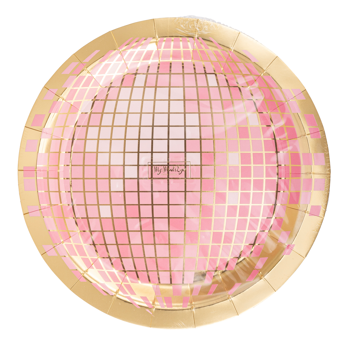 Disco Ball 9in Paper Plates 8ct