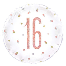 #136 GLITZ Rose Gold 16 18in Balloon