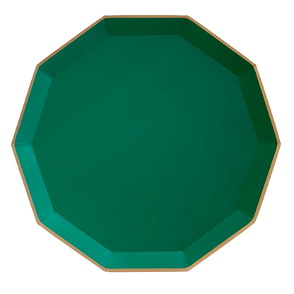 EMERALD GREEN PREMIUM DINNER PLATES