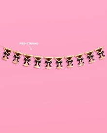 Espresso Martini Banner - 3D paper banner, dirty 30, tini bit older