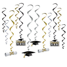 Graduation Foil Whirls 12ct