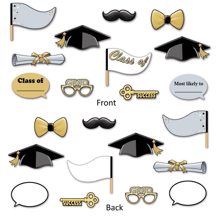 Graduation Photo Fun Signs 11ct