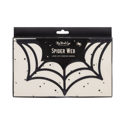 Spider Web Bunting Banner