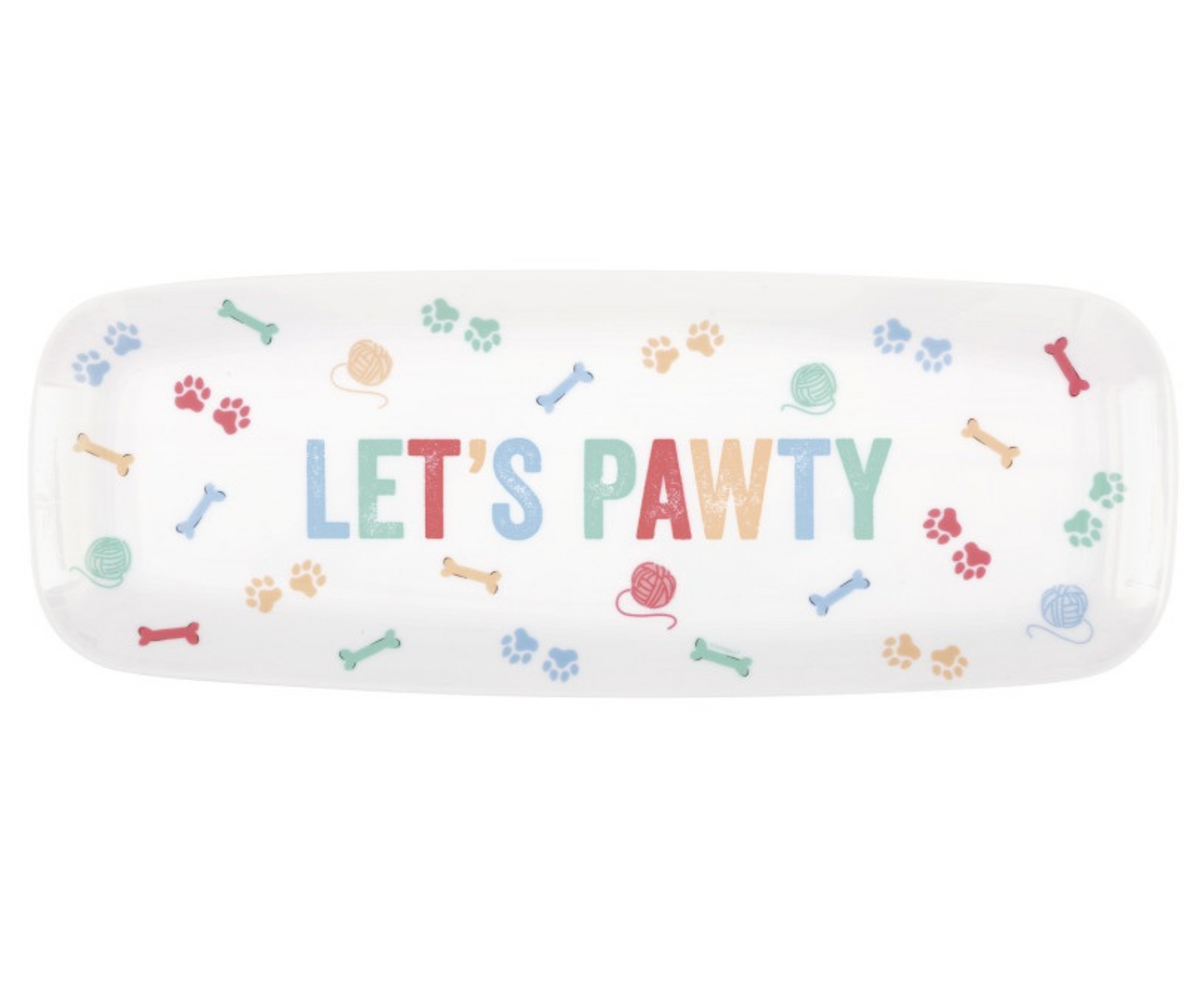 Pawty Animals Let's Pawty Plastic Serving Tray