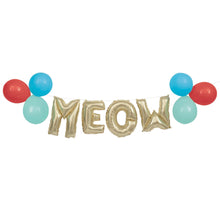 Pawty Animals Meow Latex & Foil Letter Balloon Banner Kit