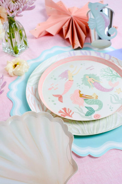 Shell Dessert Plates 8ct