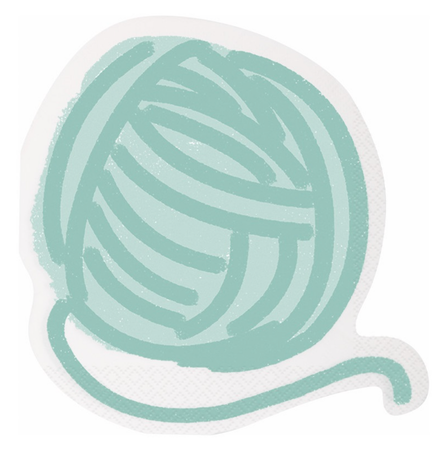 Pawty Animals Yarn Ball-Shaped Luncheon Napkins 16ct - Foil Stamping