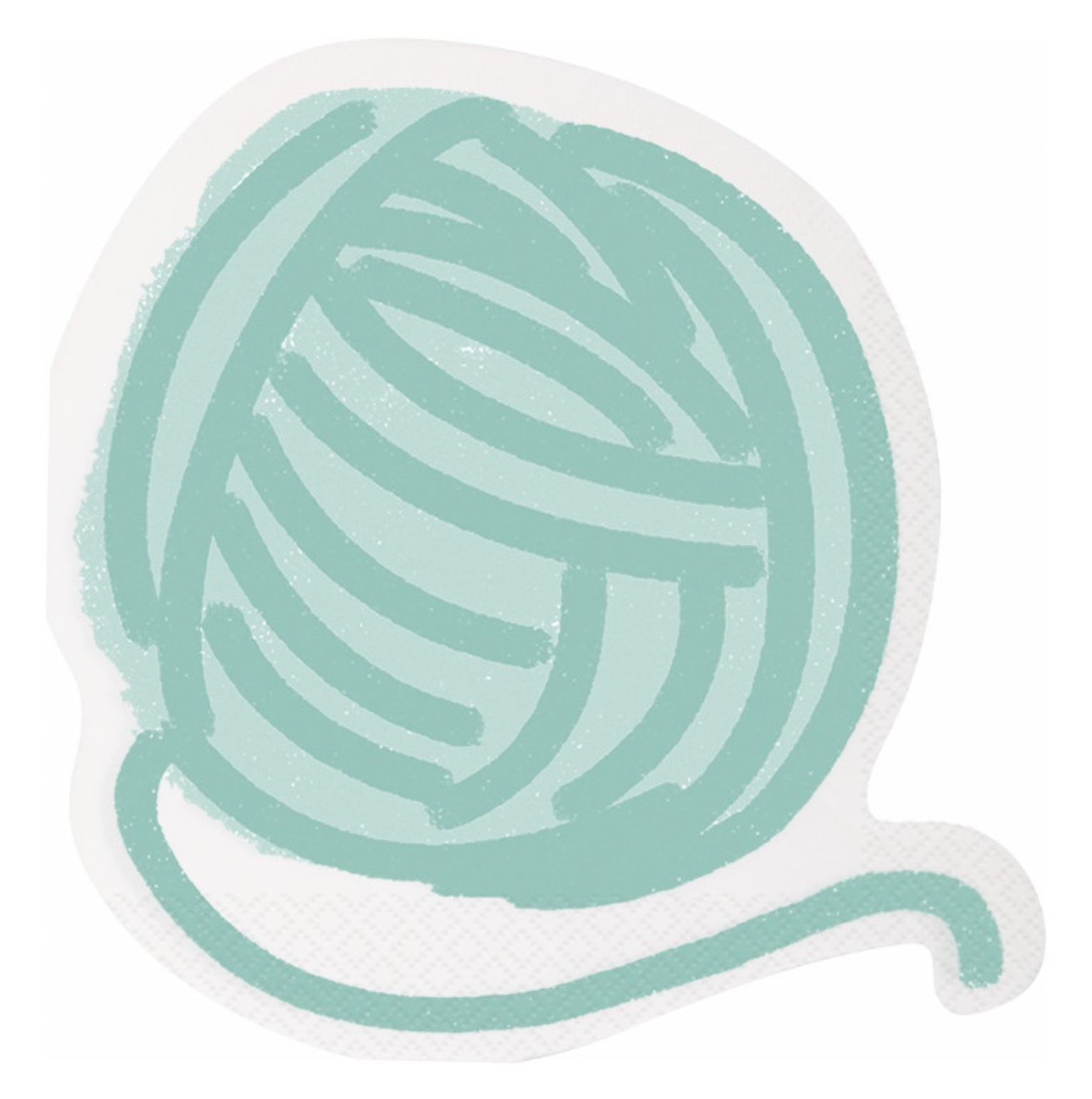 Pawty Animals Yarn Ball-Shaped Luncheon Napkins 16ct - Foil Stamping