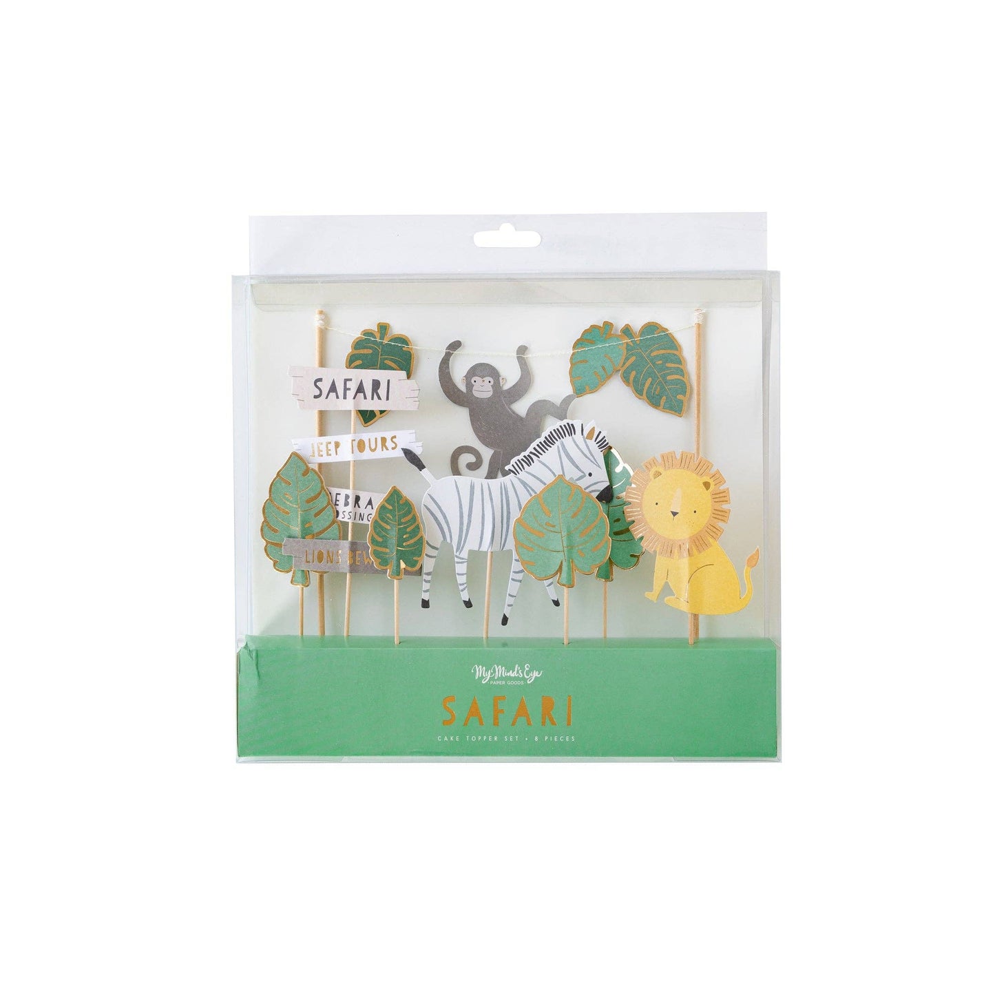 Safari Cake Topper Set 8ct