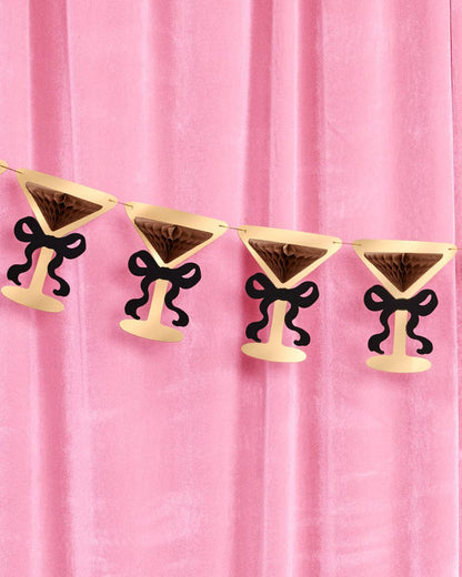 Espresso Martini Banner - 3D paper banner, dirty 30, tini bit older