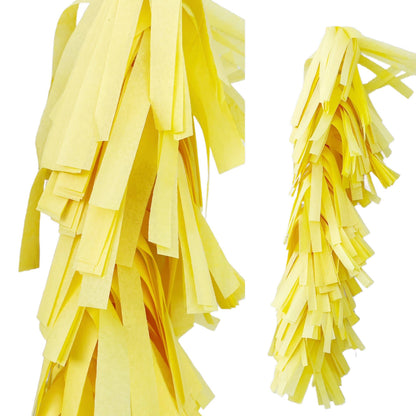 Fringed Tissue Balloon Tassel ( Solid Colors)