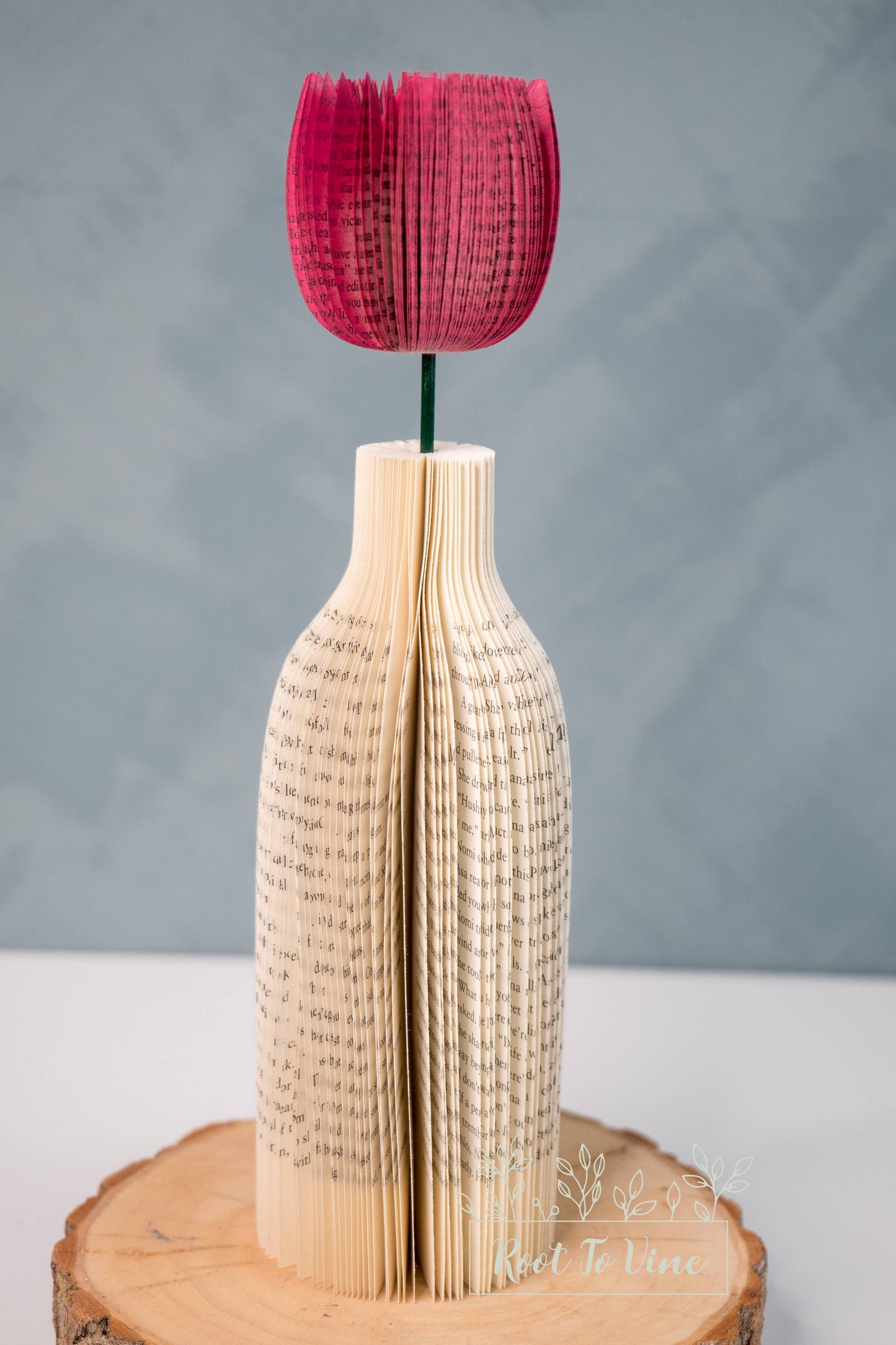 Valentine Flower with Vase-Gift for Mom