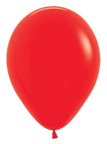 12in Helium Inflated Latex Balloon - Fashion Red