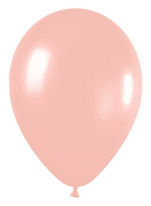 12in Helium Inflated Latex Balloon - Peach Blush