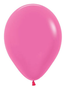 12in Helium Inflated Latex Balloon - Neon Magenta