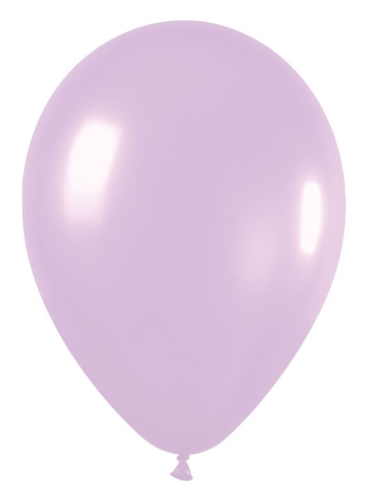 12in Helium Inflated Latex Balloon - Pearl Lilac