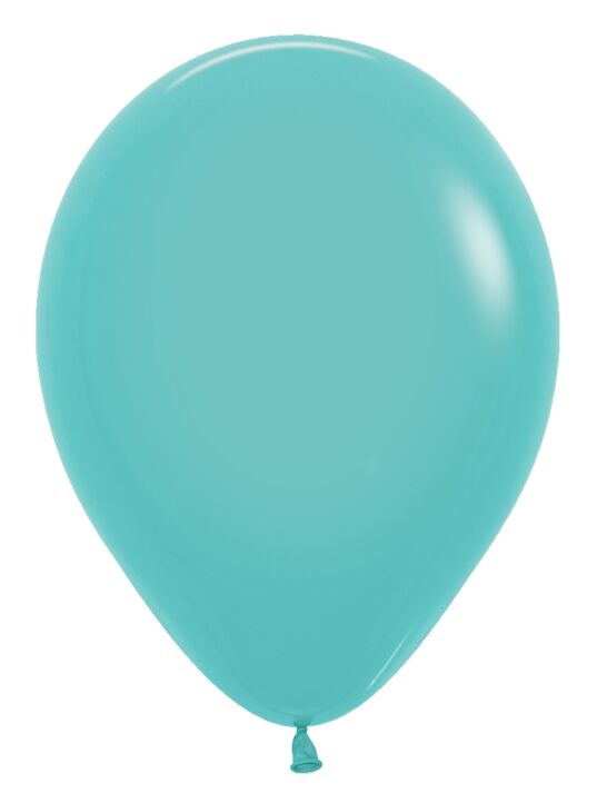 12in Helium Inflated Latex Balloon - Robins Egg Blue