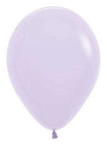 12in Helium Inflated Latex Balloon - Pastel Matte Lilac