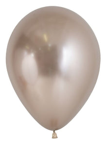 12in Helium Inflated Latex Balloon - Champagne