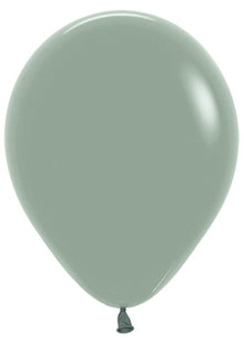 12in Helium Inflated Latex Balloon - Pastel Dusk Laurel Green