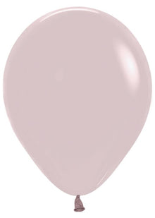 12in Helium Inflated Latex Balloon - Pastel Dusk Rose