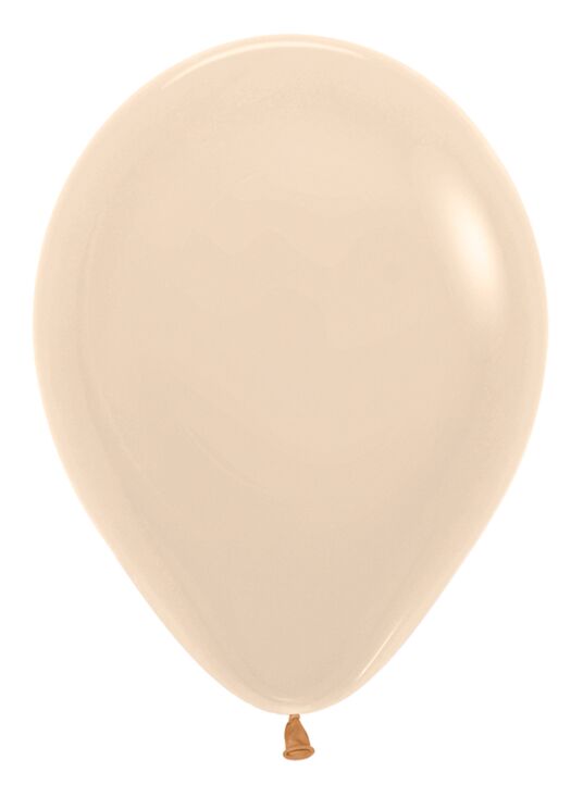 12in Helium Inflated Latex Balloon - Pastel Matte Nude