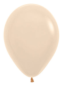 12in Helium Inflated Latex Balloon - Pastel Matte Nude