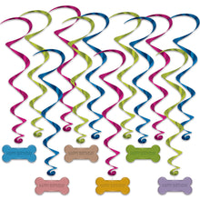 Dog Birthday Whirls 12ct