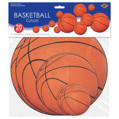 Basketball Cutouts 20ct