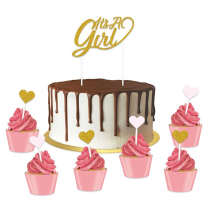 It's A Girl Cake Topper