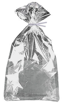 Silver Foil Cellophane Bags 10ct